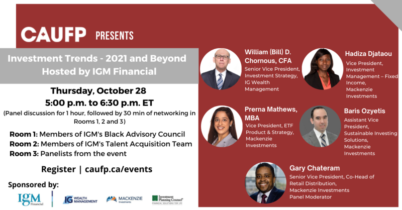 Copy of CAUFP Presents Investment Trends - 2021 and Beyond Hosted by ...