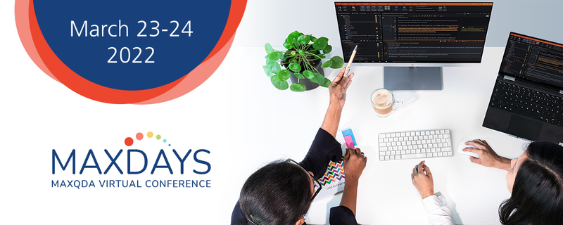 MAXDAYS22 - MAXQDA Online Conference - Mar 23 | RingCentral Events