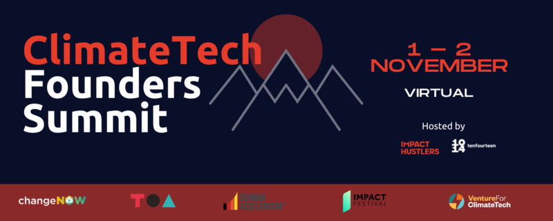 ClimateTech Founders Summit - Nov 01 | RingCentral Events