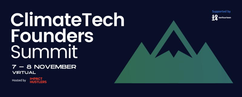 ClimateTech Founders Summit - Nov 07 | RingCentral Events
