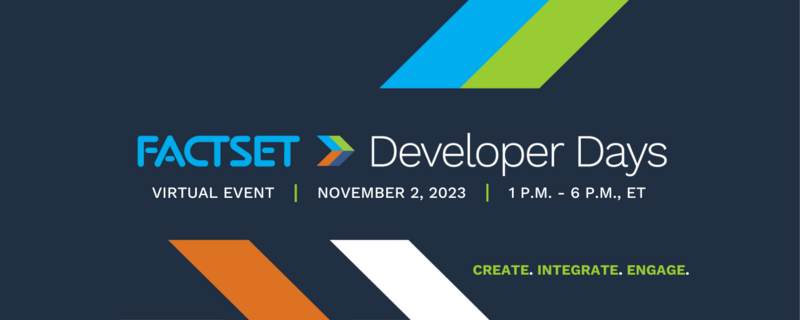 FactSet Developer Days - Americas 2023