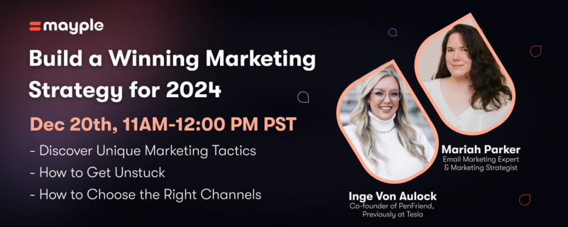 Build a Winning Marketing Strategy for 2024 - Dec 20 | RingCentral Events